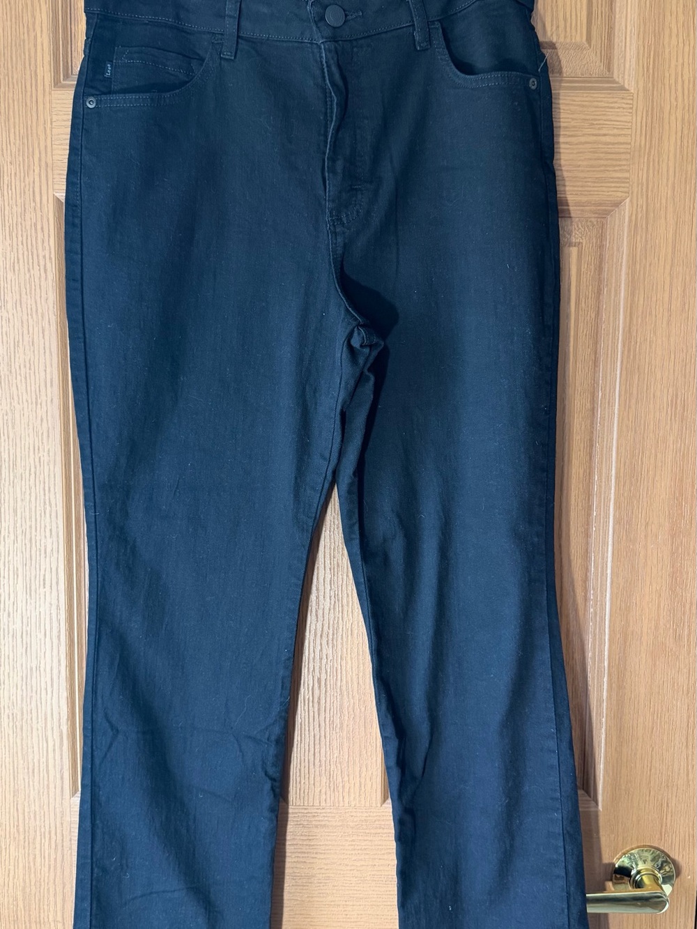 Lee Women’s High Rise Straight Leg Jeans in Black